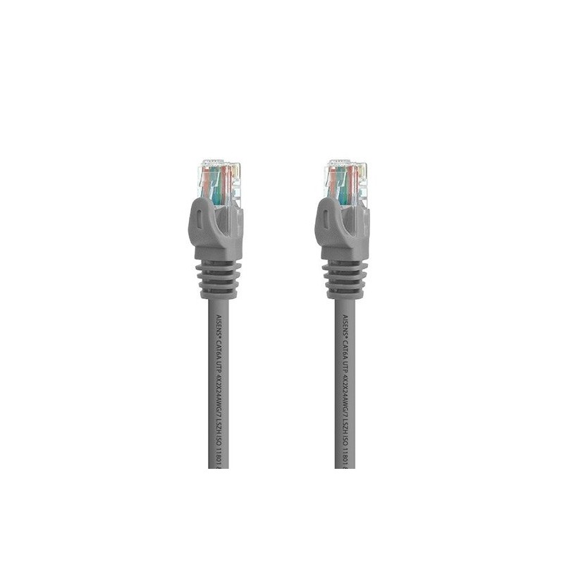 CABLE RED AISENS RJ45 LSZH CAT-6A 10M GRIS