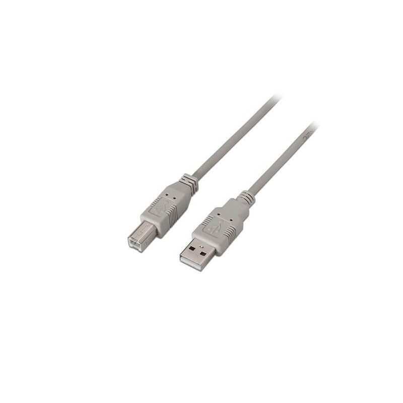 CABLE USB(A) 2-0 A USB(B) 2-0 AISENS 1M GRIS