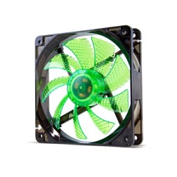 VENTILADOR 120X120 NOX COOLFAN 120 LED VERDE