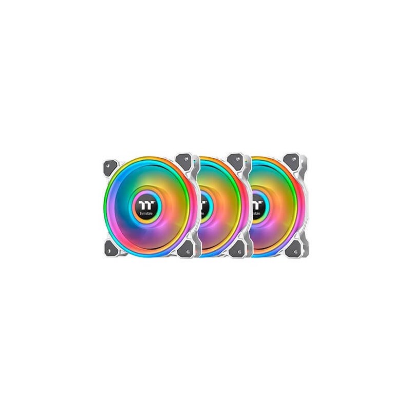 VENTILADOR 120X120 THERMALTAKE RIING QUAD 12 RGB BLANCO