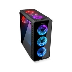 CAJA NOX HUMMER TGX ATX 2XUSB3-0 2XUSB2-0 NEGRO RGB