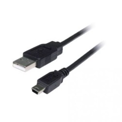 Cable USB 2-0 3GO C107- MiniUSB Macho - USB Macho- 1-5m- Negro