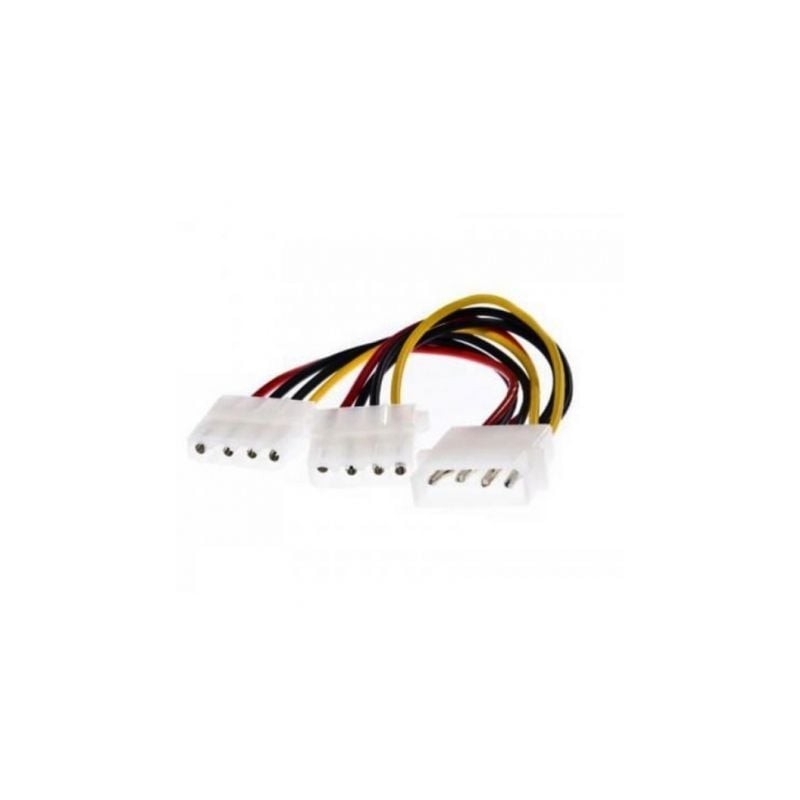 Cable Duplicador Molex 3GO CMOLEXY- Molex Macho - 2 x Molex Hembra