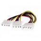 Cable Duplicador Molex 3GO CMOLEXY- Molex Macho - 2 x Molex Hembra