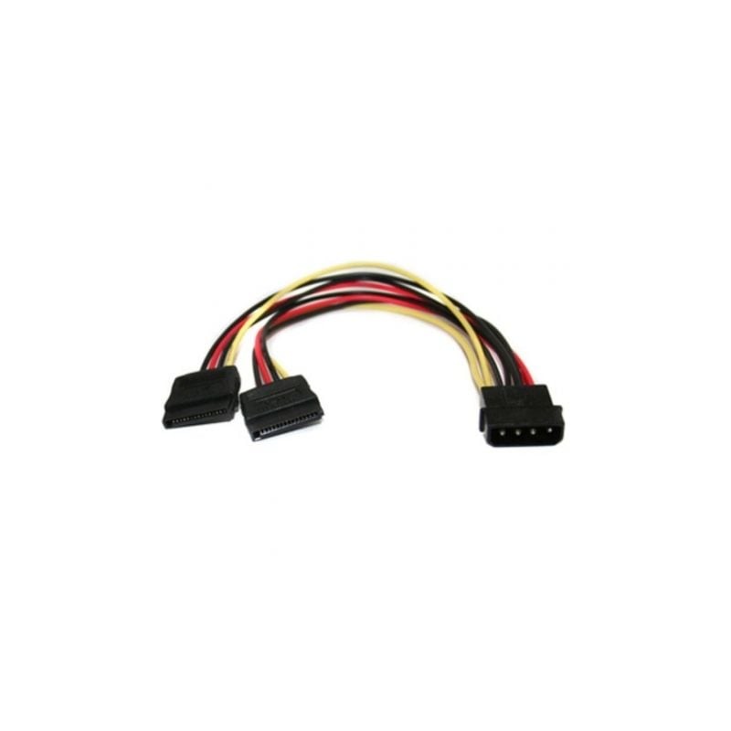 Adaptador Alimentación Molex a SATA 3GO CPSATAY- Molex Macho - 2x SATA hembra