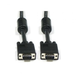 Cable SVGA 3GO CVGA15MM- VGA Macho - VGA Macho- 15m- Negro