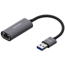 CABLE USB 3-0 A ETHERNET GIGABIT AISENS GRIS