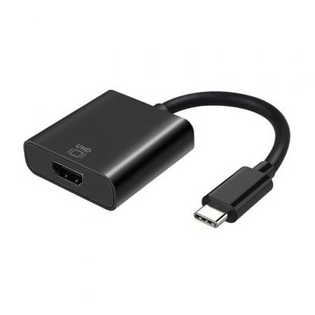 Conversor HDMI 4K 60Hz Aisens A109-0344- HDMI Hembra - USB Tipo-C Macho- 15cm- Negro