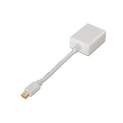 Conversor Aisens A125-0136- Mini DisplayPort Macho - VGA Hembra- 15cm- Blanco