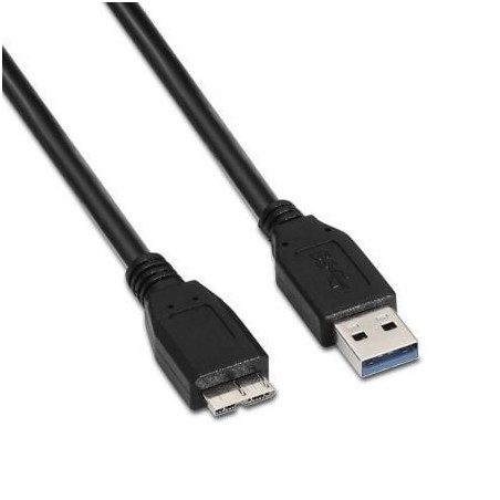 Cable USB 3-0 Aisens A105-0044- USB Macho - MicroUSB Macho- Hasta 9W- 625Mbps- 2m- Negro