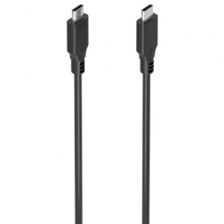 Cable USB 3-2 Tipo-C Aisens A107-0874 20GBPS 5A 100W- USB Tipo-C Macho - USB Tipo-C Macho- Hasta 100W- 2m- Gris