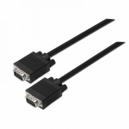 Cable SVGA Aisens A113-0070- VGA Macho - VGA Macho- Hasta 3W- 10Mbps- 5m- Negro