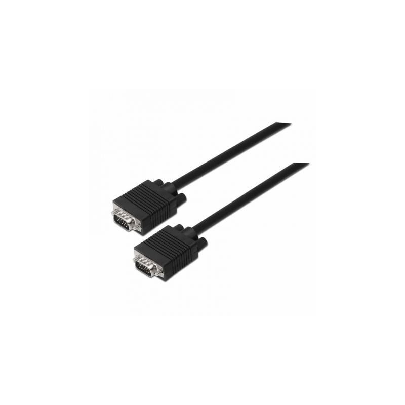 Cable SVGA Aisens A113-0070- VGA Macho - VGA Macho- Hasta 3W- 10Mbps- 5m- Negro