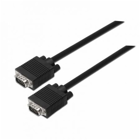 Cable SVGA Aisens A113-0070- VGA Macho - VGA Macho- Hasta 3W- 10Mbps- 5m- Negro