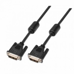 Cable DVI Aisens A117-0086- DVI-D Macho - DVI-D Macho- Hasta 3W- 10Mbps- 1-8m- Negro