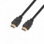 Cable HDMI 2-0 4K Aisens A120-0118- HDMI Macho - HDMI Macho- Hasta 10W- 2250Mbps- 50cm- Certificado- Negro