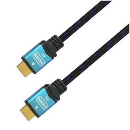 Cable HDMI 2-0 4K Aisens A120-0355- HDMI Macho - HDMI Macho- 50cm- Negro- Azul