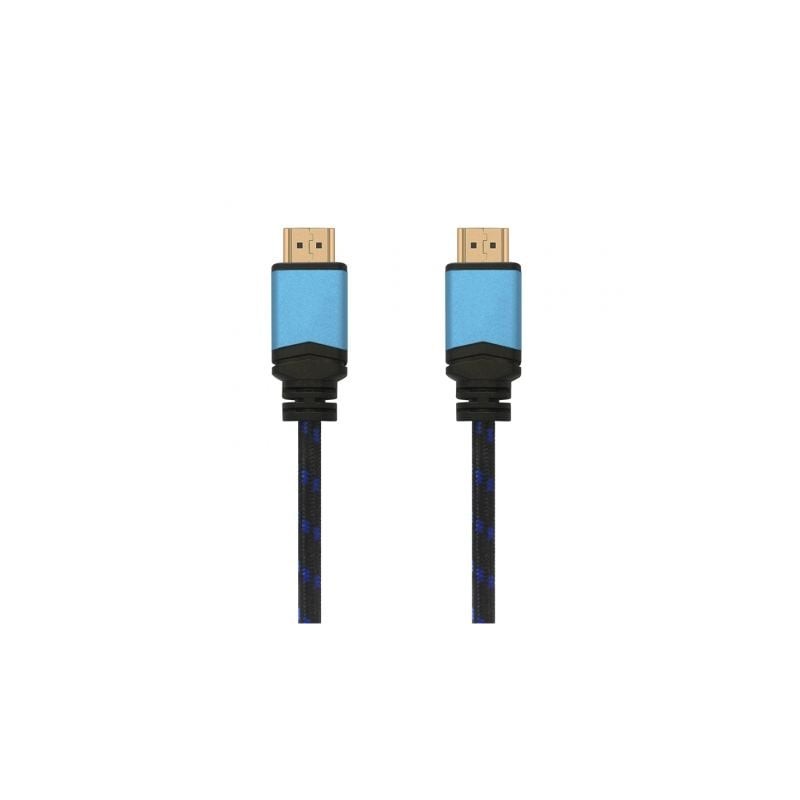 Cable HDMI 2-0 4K Aisens A120-0356 V2- HDMI Macho - HDMI Macho- 1m- Negro- Azul