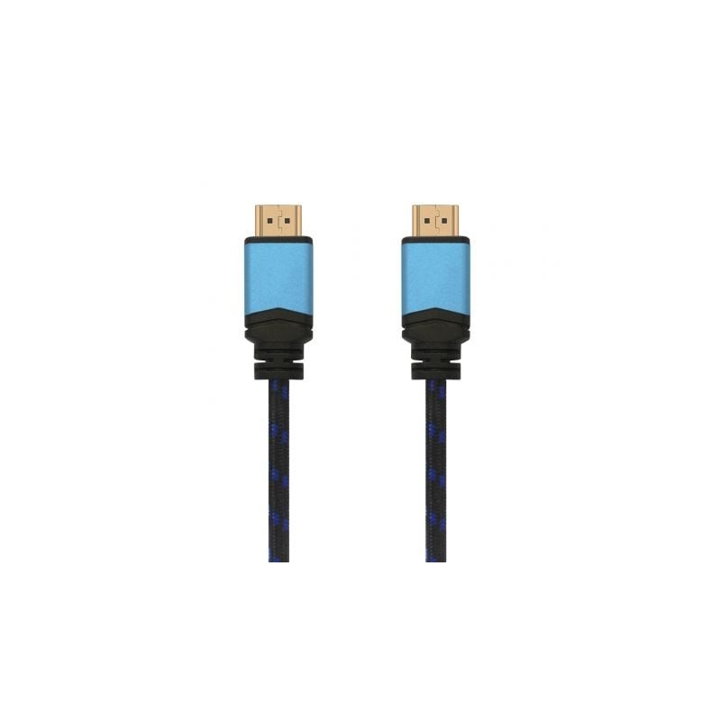 Cable HDMI 2-0 4K Aisens A120-0358- HDMI Macho - HDMI Macho- 3m- Negro- Azul