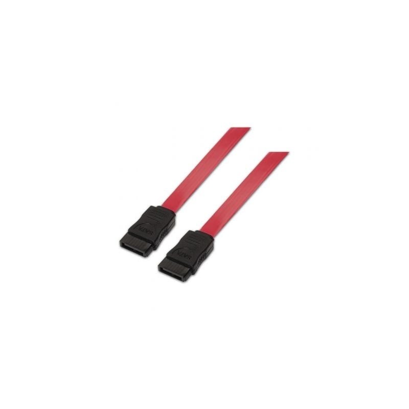 Cable SATA Aisens A130-0153- SATA Hembra - SATA Hembra- Hasta 0-1W- 768Mbps- 50cm- Rojo