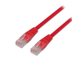 Cable de Red RJ45 UTP Aisens A135-0239 Cat-6- 2m- Rojo