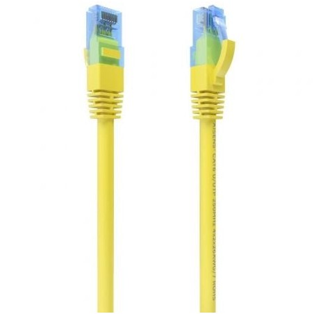 Cable de Red RJ45 AWG26 CCA UTP Aisens A135-0832 Cat-6- 75cm- Amarillo