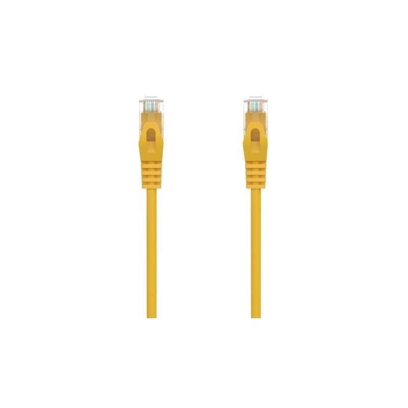 Cable de Red RJ45 AWG24 UTP Aisens A145-0563 Cat-6A- LSZH- 25cm- Amarillo