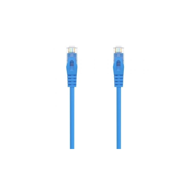 Cable de Red RJ45 AWG24 UTP Aisens A145-0570 Cat-6A- LSZH- 25cm- Azul