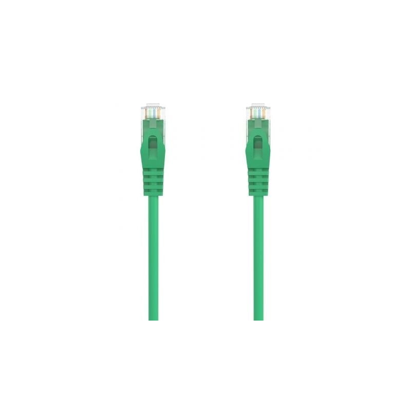 Cable de Red RJ45 AWG24 UTP Aisens A145-0577 Cat-6A- LSZH- 25cm- Verde