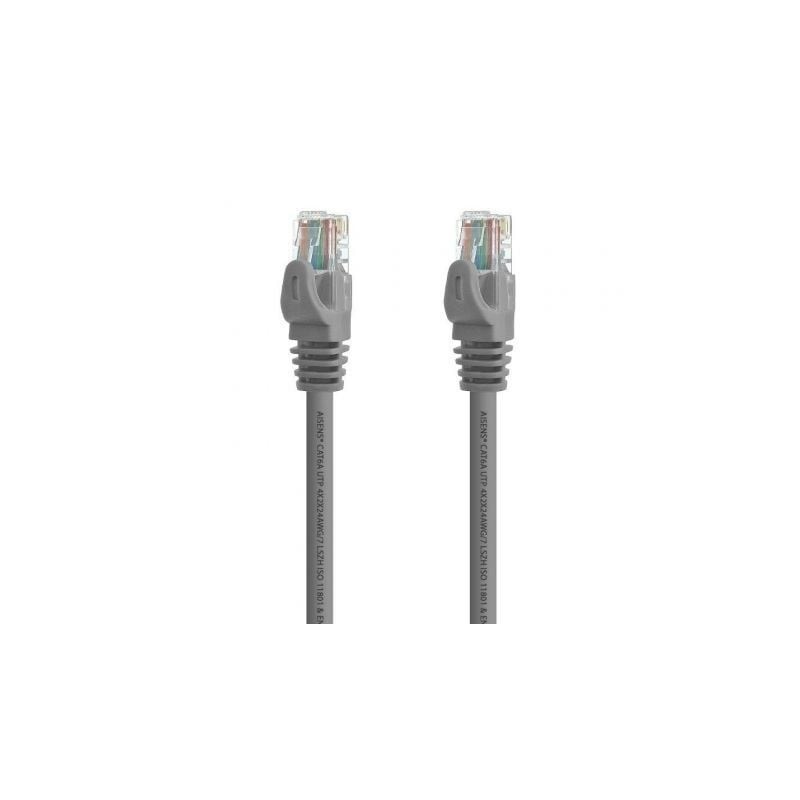 Cable de Red RJ45 UTP Aisens A145-0327 Cat-6A- 2m- Gris