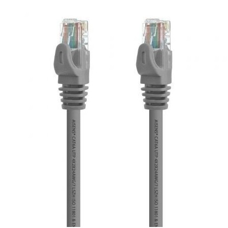 Cable de Red RJ45 UTP Aisens A145-0327 Cat-6A- 2m- Gris