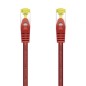 Cable de Red RJ45 SFTP Aisens A146-0468 Cat-7- 25cm- Rojo