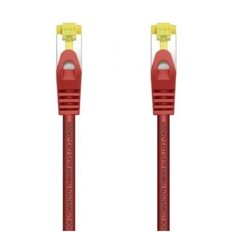 CABLE DE RED AISENS LATIGUILLO RJ45 LSZH CAT-7 SFTP PIMF AWG26 ROJO 1-0M