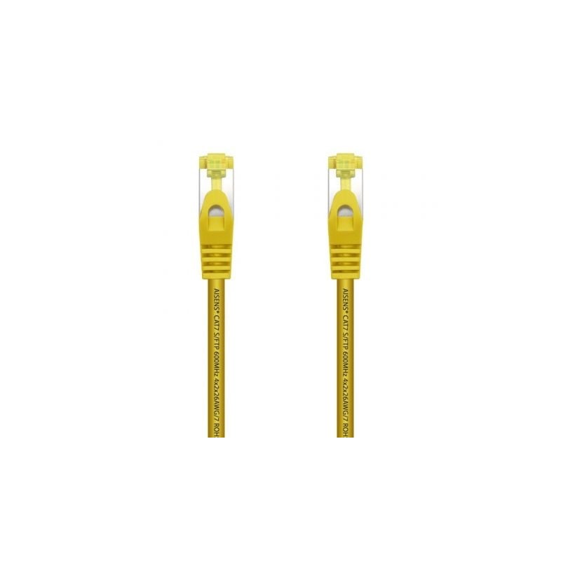 CABLE DE RED AISENS LATIGUILLO RJ45 LSZH CAT-7 SFTP PIMF AWG26 AMARILLO 1-0M