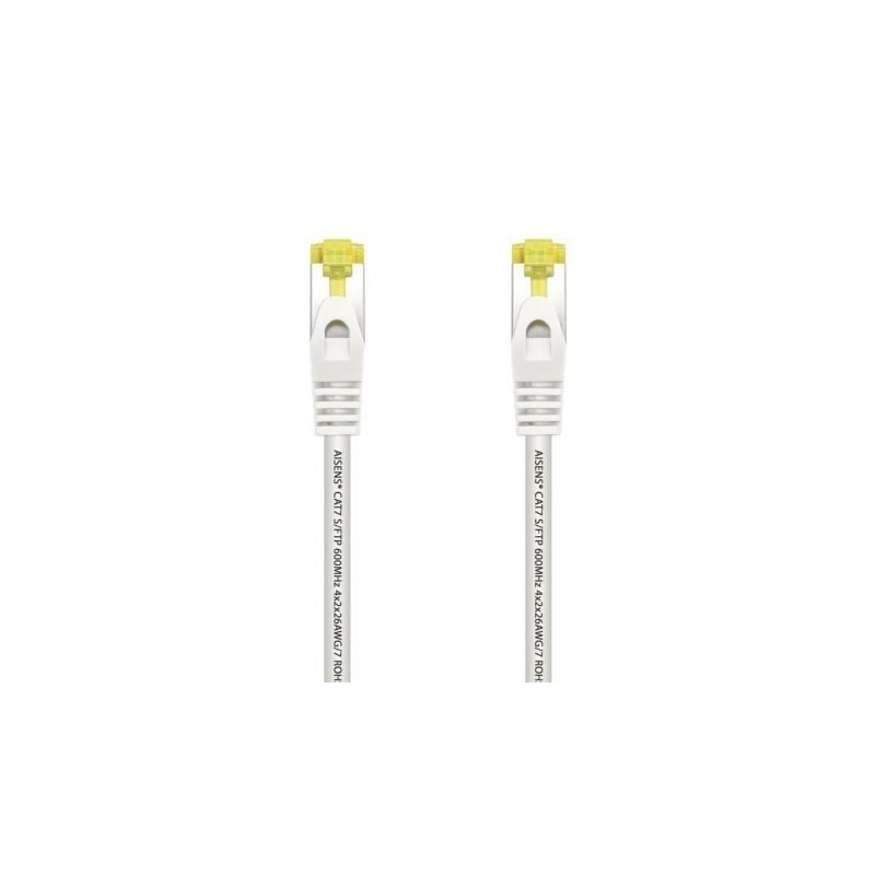 Cable de Red RJ45 SFTP Aisens A146-0488 Cat-7- 25cm- Blanco