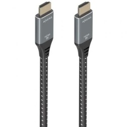 Cable HDMI 2-1 8K Aisens A150-0877- HDMI Macho - HDMI Macho- 7m- Gris y Negro