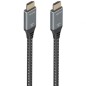 Cable HDMI 2-1 8K Aisens A150-0877- HDMI Macho - HDMI Macho- 7m- Gris y Negro