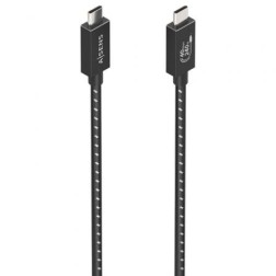 Cable USB 4-0 Tipo-C Aisens A107-0866- USB Tipo-C Macho - USB Tipo-C Macho- Hasta 240W- 40Gbps- 50cm- Gris