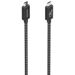 Cable USB 4-0 Tipo-C Aisens A156-0868- USB Tipo-C Macho - USB Tipo-C Macho- Hasta 240W- 40Gbps- 1-5m- Gris