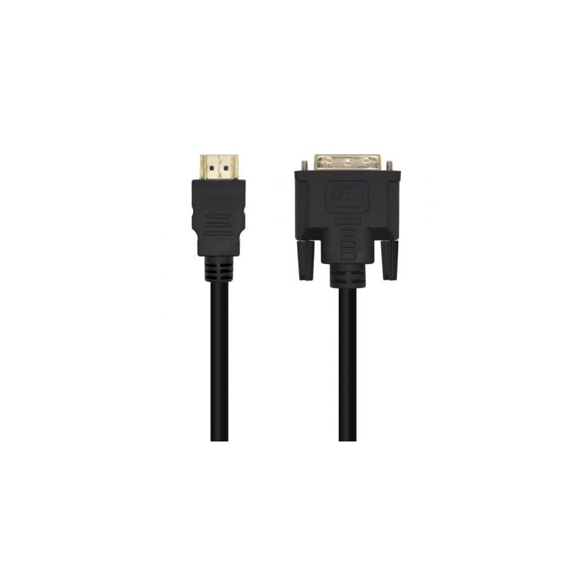 Cable HDMI Aisens A117-0451- DVI Macho - HDMI Macho- 3m- Negro