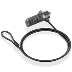 CABLE SEGURIDAD AISENS CERRADURA COMBINACION KENSINGTON 1-5M NEGRO