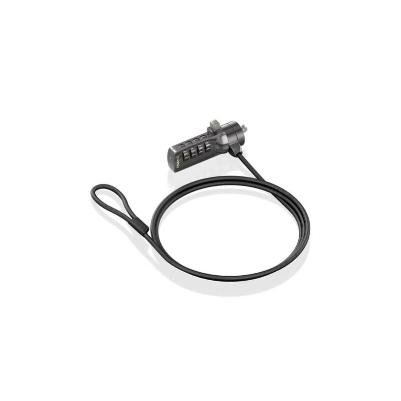 Cable de Seguridad para Portátiles Aisens ASLK-D40N03-BK- 1-5m