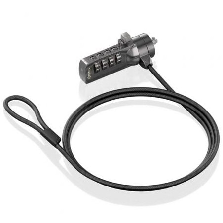 CABLE SEGURIDAD AISENS CERRADURA COMBINACION KENSINGTON 1-5M NEGRO