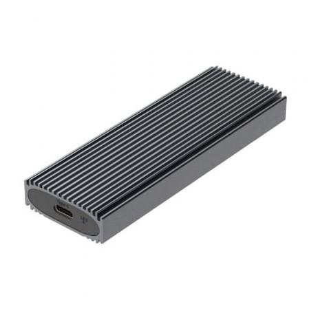 Caja Externa para Disco SSD M-2 NVMe Aisens ASM2-023GR- USB 3-2- Sin tornillos