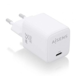 Cargador Gan de Pared Aisens ASCH-35W1P016-W- 1xUSB Tipo-C- 35W