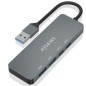 Hub USB 3-2 Aisens A106-0696- 2xUSB- 2xUSB Tipo-C- Gris