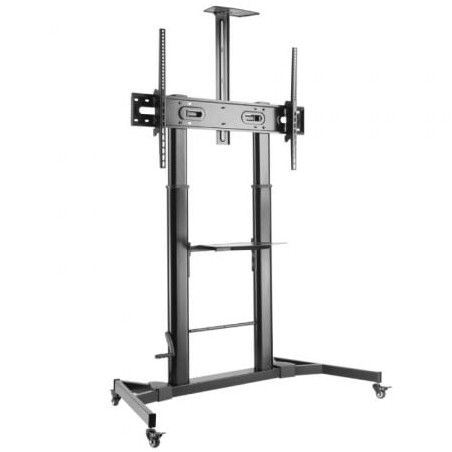 Soporte de Pie Inclinable con Ruedas y Manivela Aisens FT100TE-171 para TV 60-100"- hasta 100kg