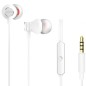 Auriculares Intrauditivos Aiwa ESTM-50WT- con Micrófono- Jack 3-5- Blanco