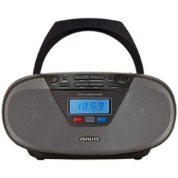 Radio CD Aiwa BoomBox BBTU-400BK- 6W- Negro