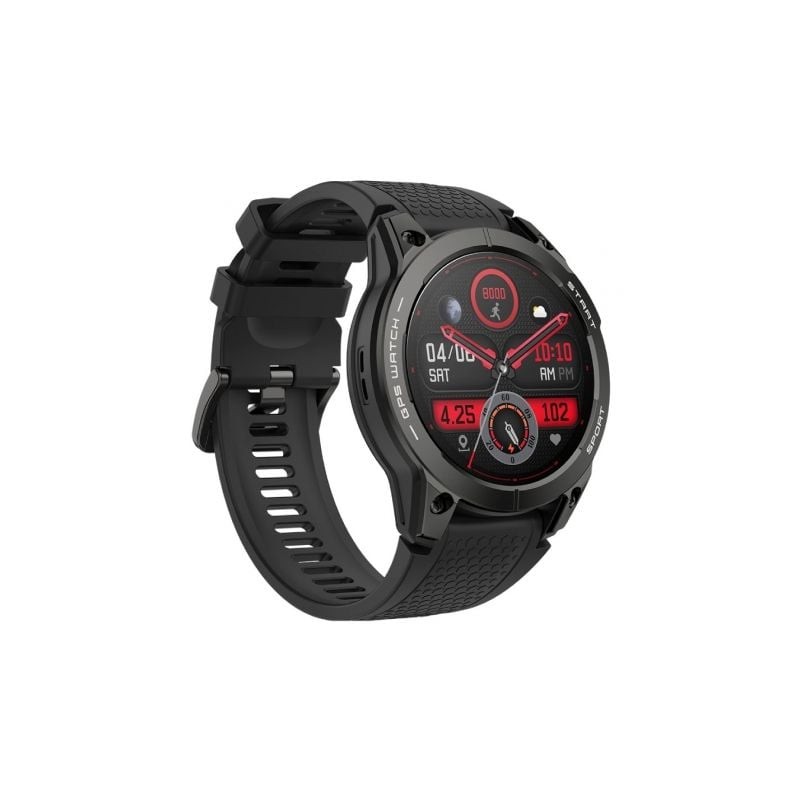 Smartwatch Aiwa SW-A2000- Notificaciones- Frecuencia Cardíaca- GPS- Negro